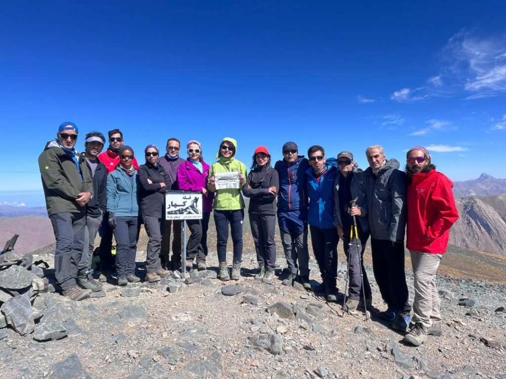 گزارش برنامۀ صعود قله کهار مورخ ۱۴ مهر ۱۴۰۲