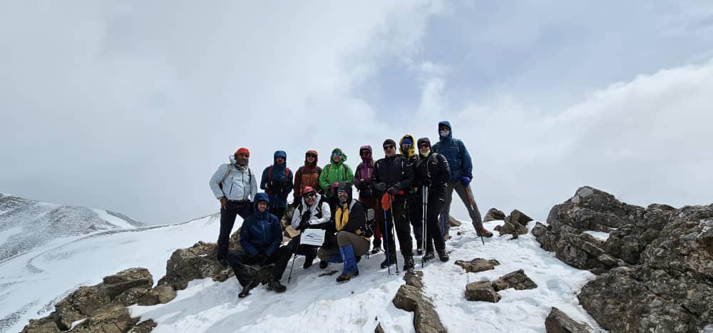 گزارش برنامۀ صعود قله پرسون مورخ ۲۴ فروردین ۱۴۰۳